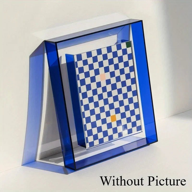 Acryl - Fotorahmen - Box: Transparentes Desktop - Ornament für Idol - Fotokarten & Bilder - ApolettaApoletta