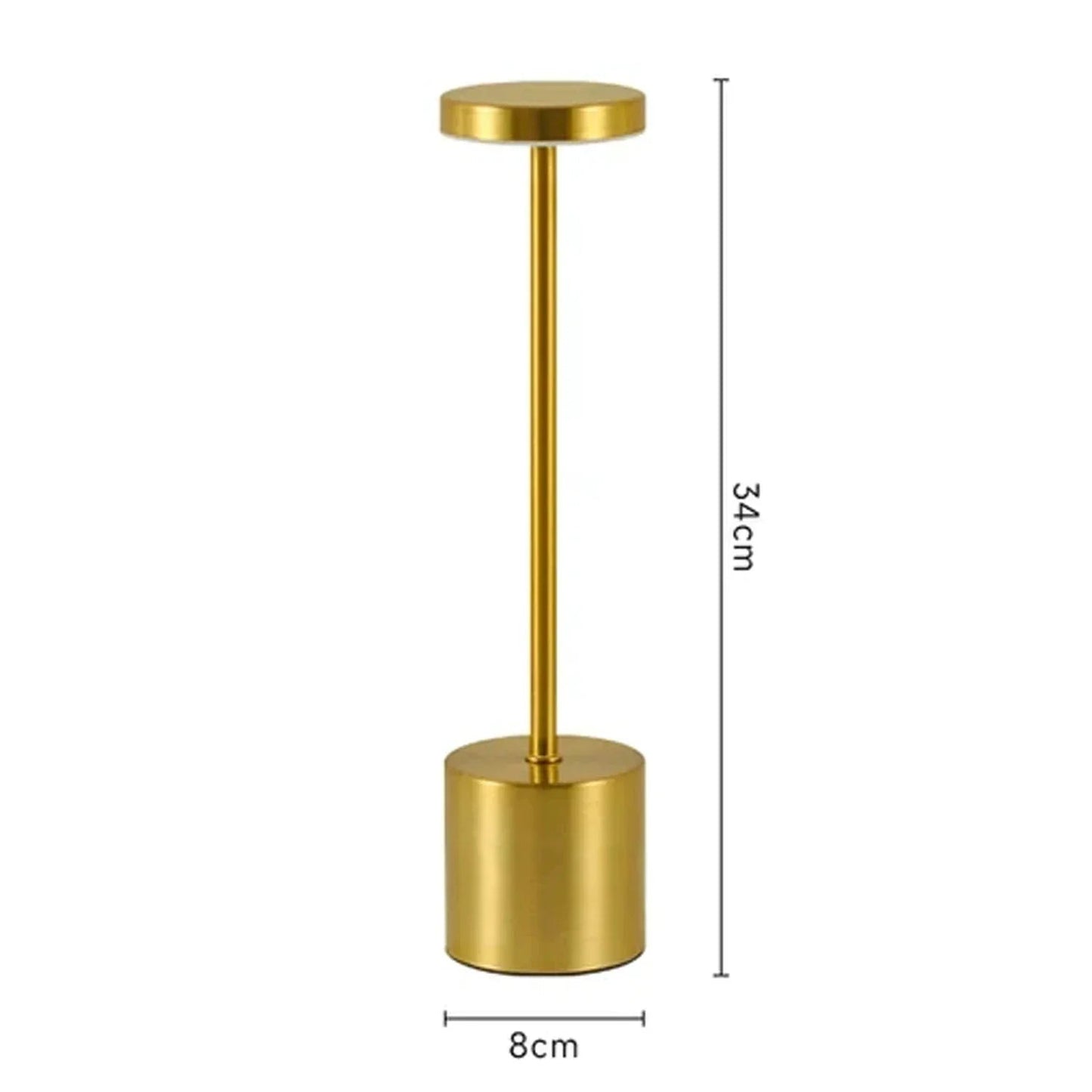LED Tischlampe mit Touch - Sensor: Kabellos, USB - aufladbar & für Bar und Outdoor - ApolettaApoletta
