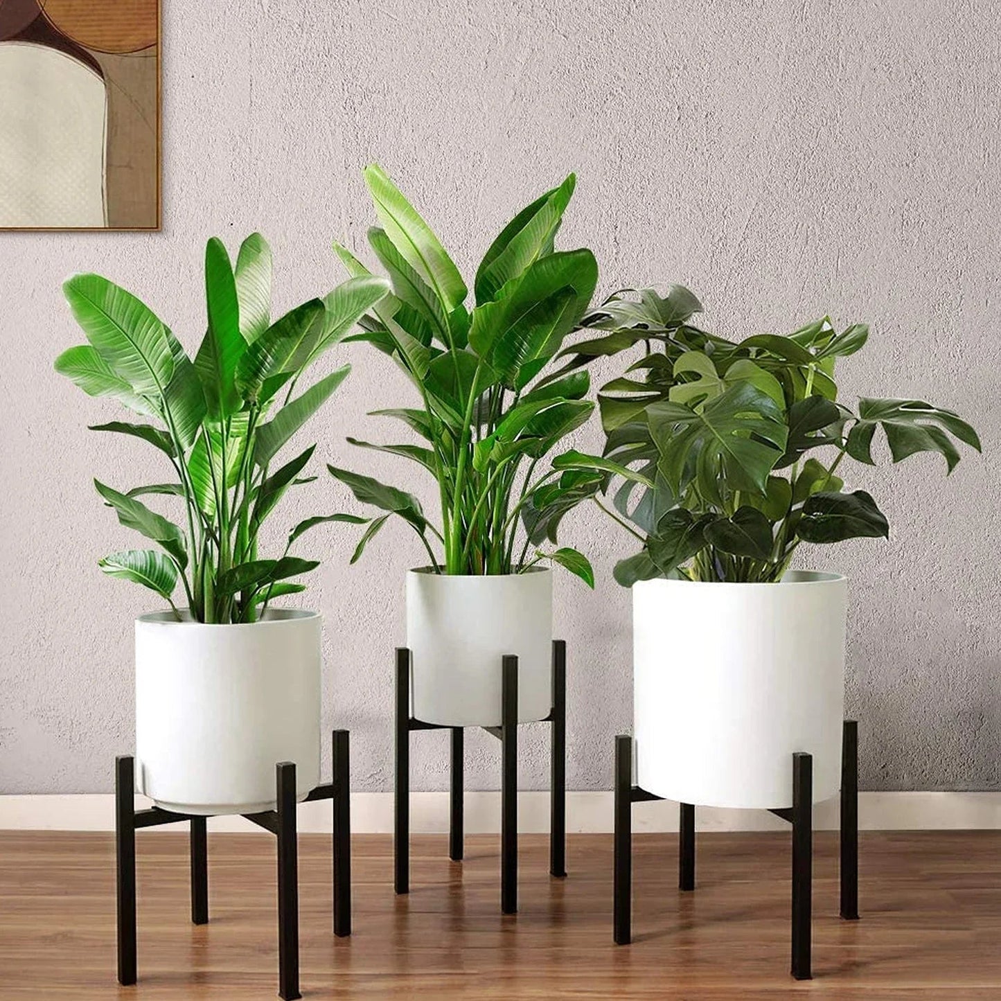 Verstellbarer Blumenständer aus Metall – Erweiterbare Breite für 23 - 37 cm - ApolettaApoletta