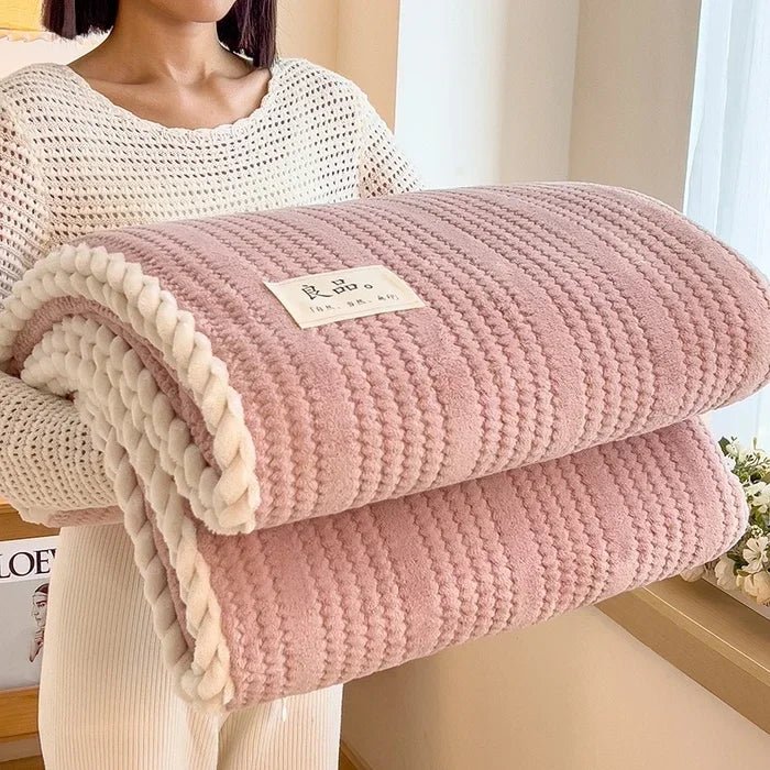 Karierte Überwurfdecke: Winterdecke & Tröster für King - Size - Bett & Sofa - ApolettaApoletta