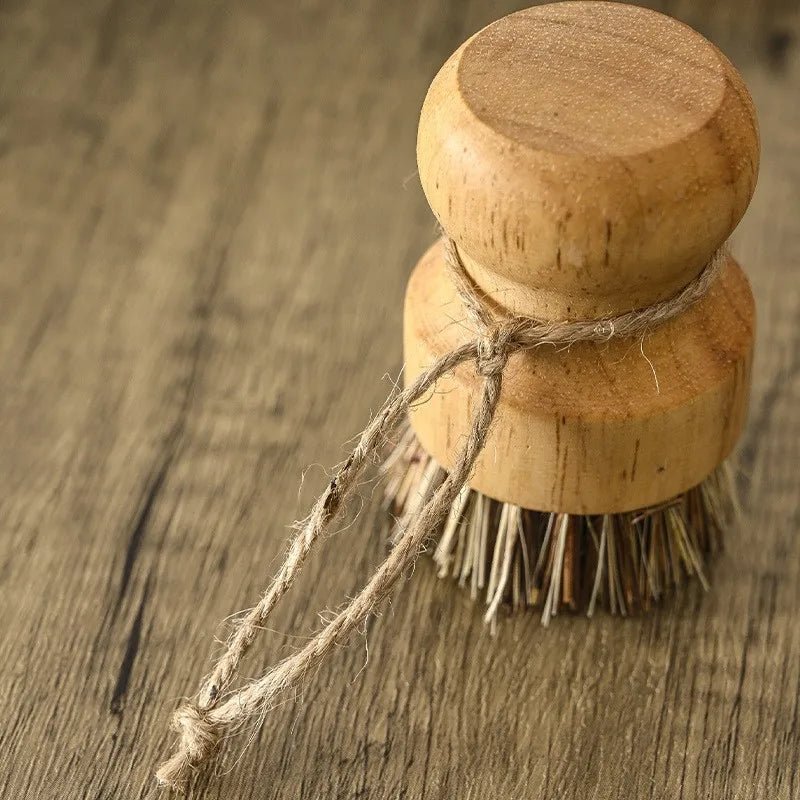 Küchenbürste aus Holz: Multifunktionales Reinigungswerkzeug mit Sisal & Kokos - ApolettaApoletta