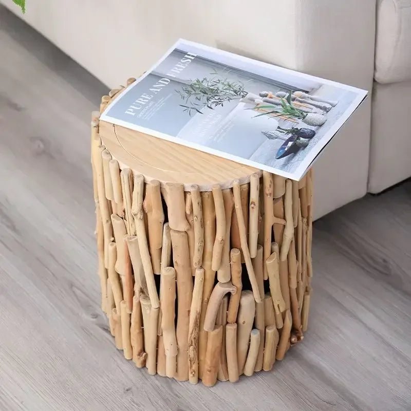 Mini - Mülleimer aus Holz mit Deckel - ApolettaApoletta