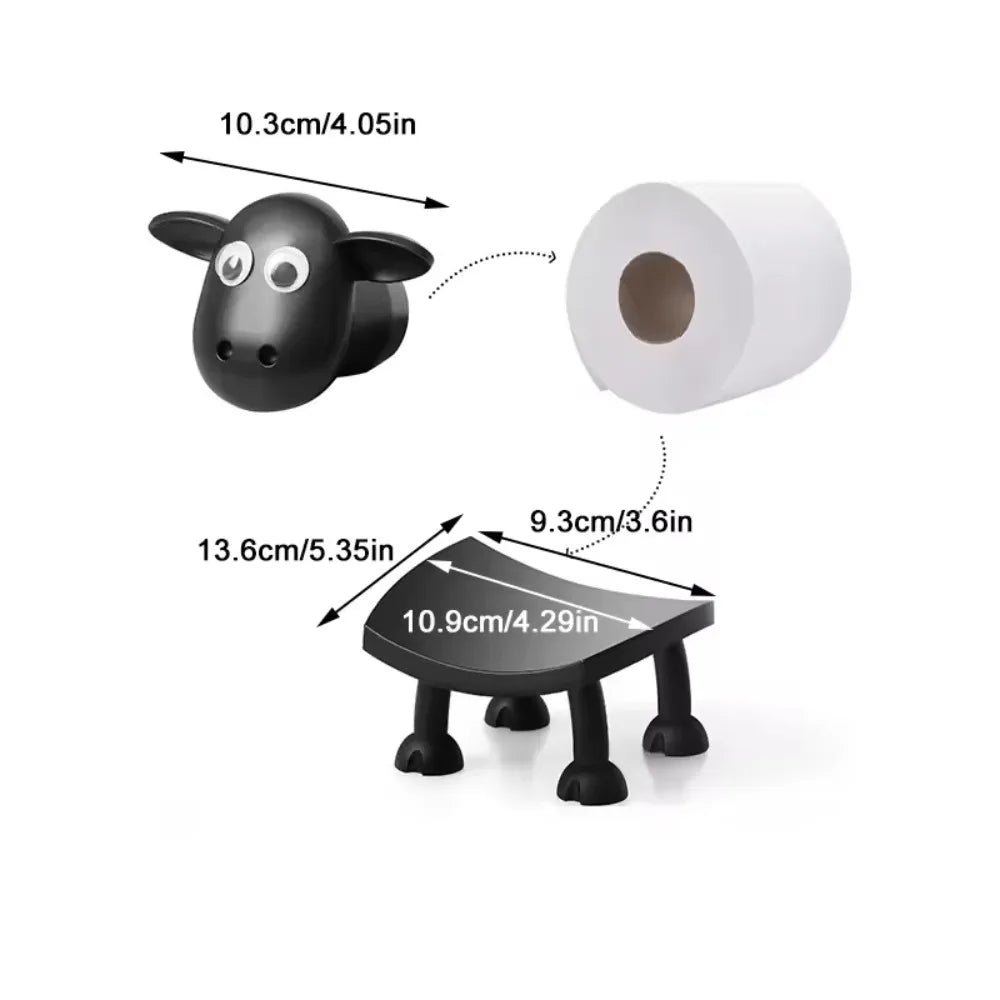 Toilettenpapierhalter „Gewichtheben“: Lustiger Rollenspender für Fitnessstudio - Fans - ApolettaApoletta