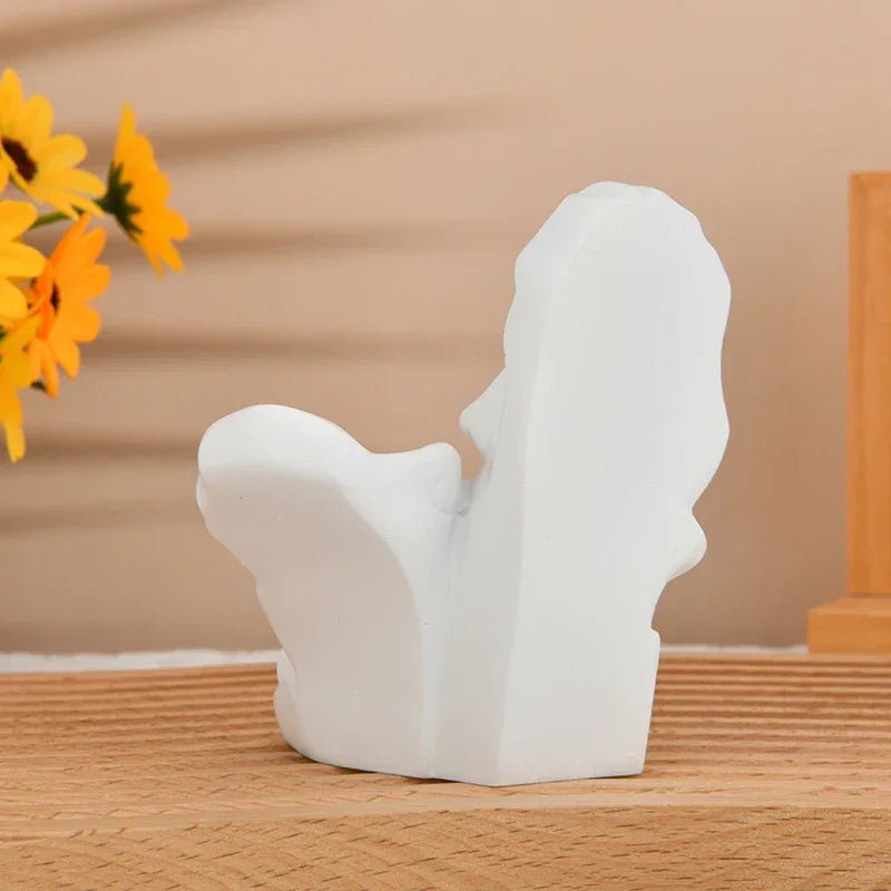 Paar - Skulptur: "Liebhaber küssen" Figuren für Wohnzimmer & Büro - ApolettaApoletta
