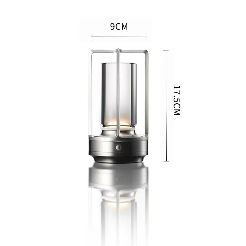 LED - Laterne mit Touch: Moderne USB - Tischlampe für Restaurant & Hotel - ApolettaApoletta