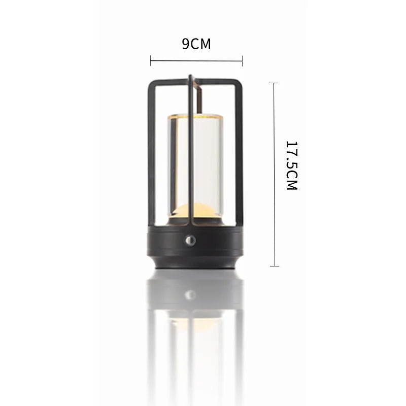 LED - Laterne mit Touch: Moderne USB - Tischlampe für Restaurant & Hotel - ApolettaApoletta