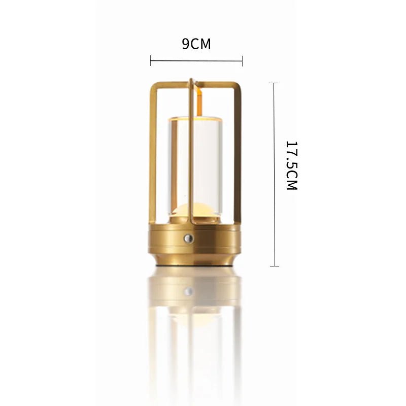 LED - Laterne mit Touch: Moderne USB - Tischlampe für Restaurant & Hotel - ApolettaApoletta