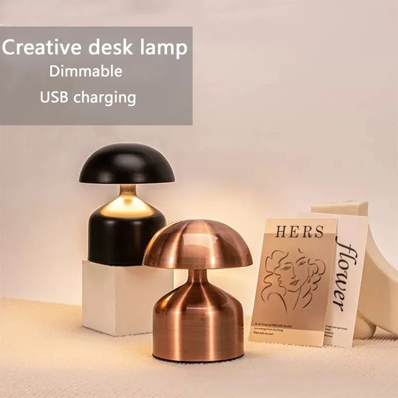 LED - Tischlampe: Kabellos, USB - aufladbar & 3 - farbiges Nachtlicht - ApolettaApoletta