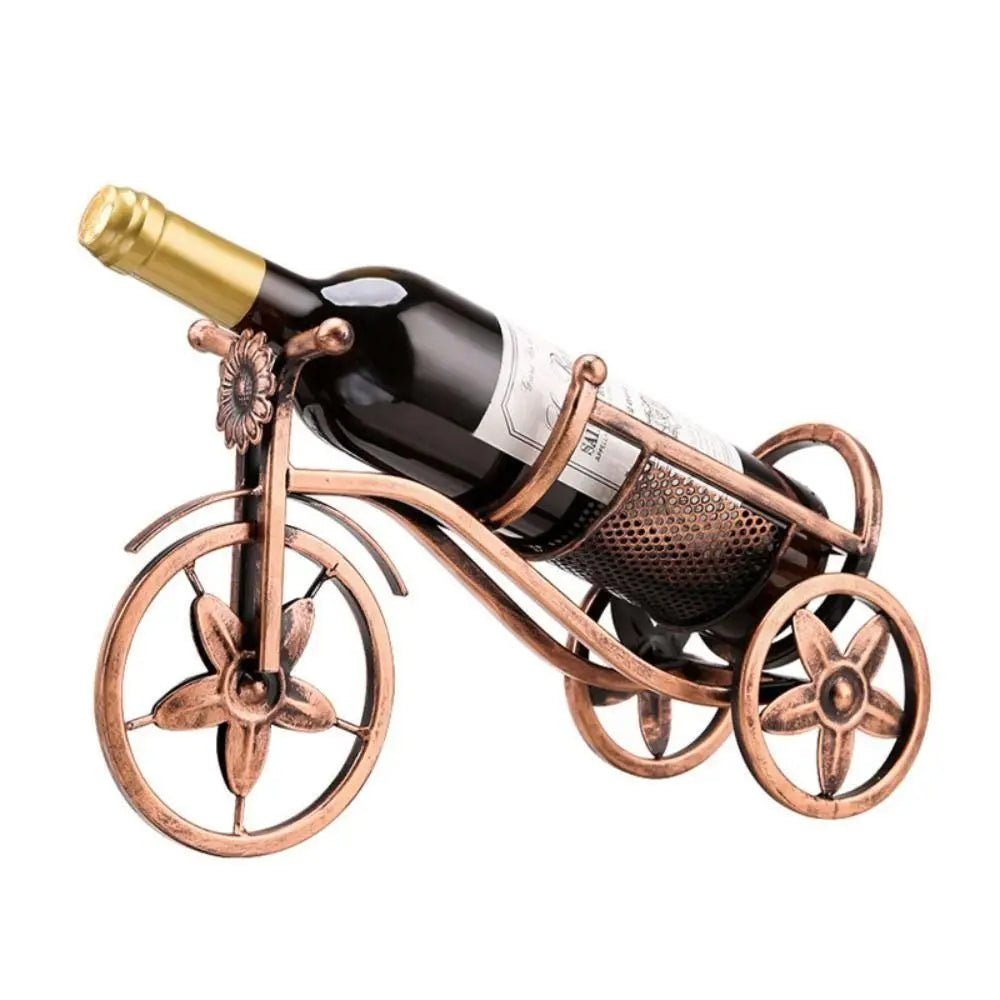 Kreatives Weinregal aus Metall: Vintage - Design für Flaschen und Gläser - ApolettaApoletta