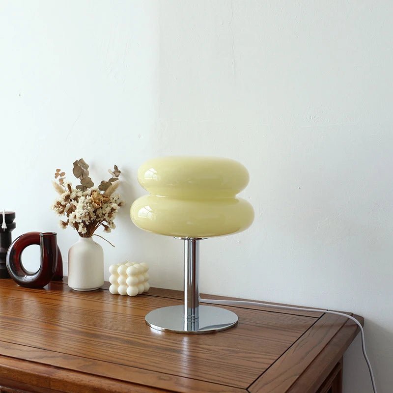 Macaron Glas - Tischlampe – Augenschonendes LED - Licht & Dekor für Ihr Zuhause - ApolettaApoletta