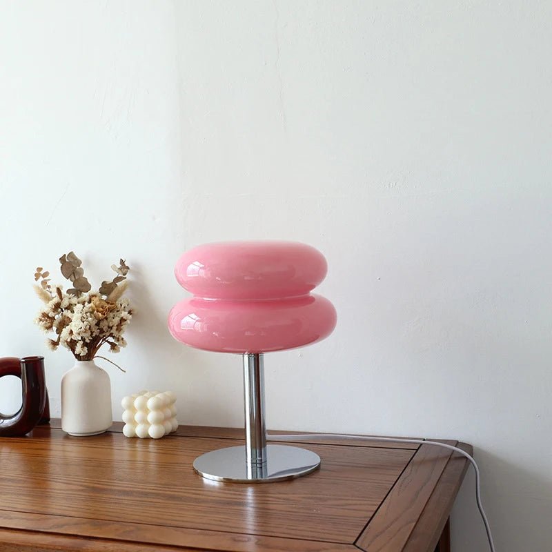 Macaron Glas - Tischlampe – Augenschonendes LED - Licht & Dekor für Ihr Zuhause - ApolettaApoletta