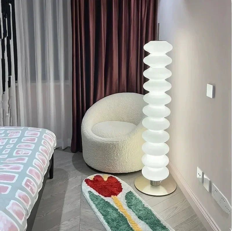 Dänische Kürbislampe: Designer - Stehlampe für Wohn - und Schlafzimmer - ApolettaApoletta