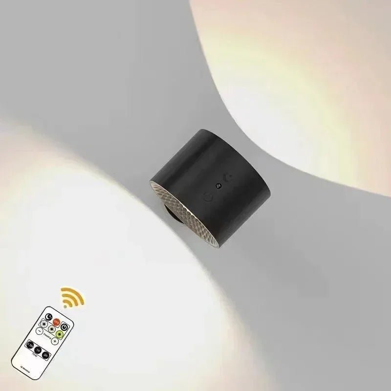 Smarte LED - Wandleuchte mit Touch - Control: 360° drehbar & kabellos für Schlafzimmer - ApolettaApoletta