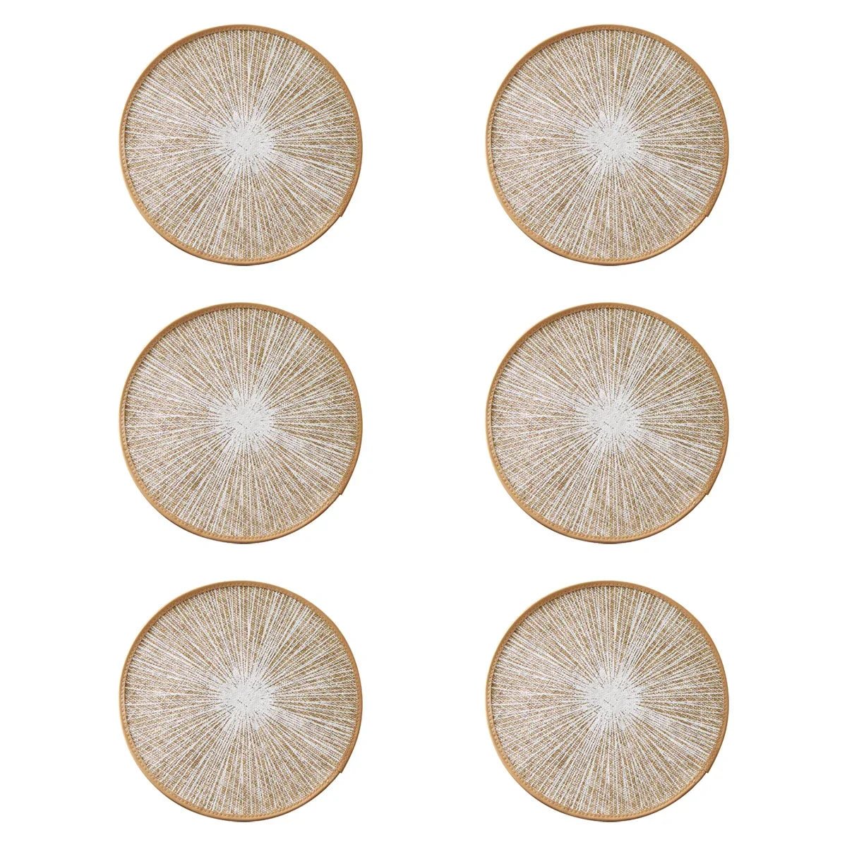 Makramee - Tischsets: Rund, aus Jute & in Boho - Optik (Ø 38,1 cm) - ApolettaApoletta
