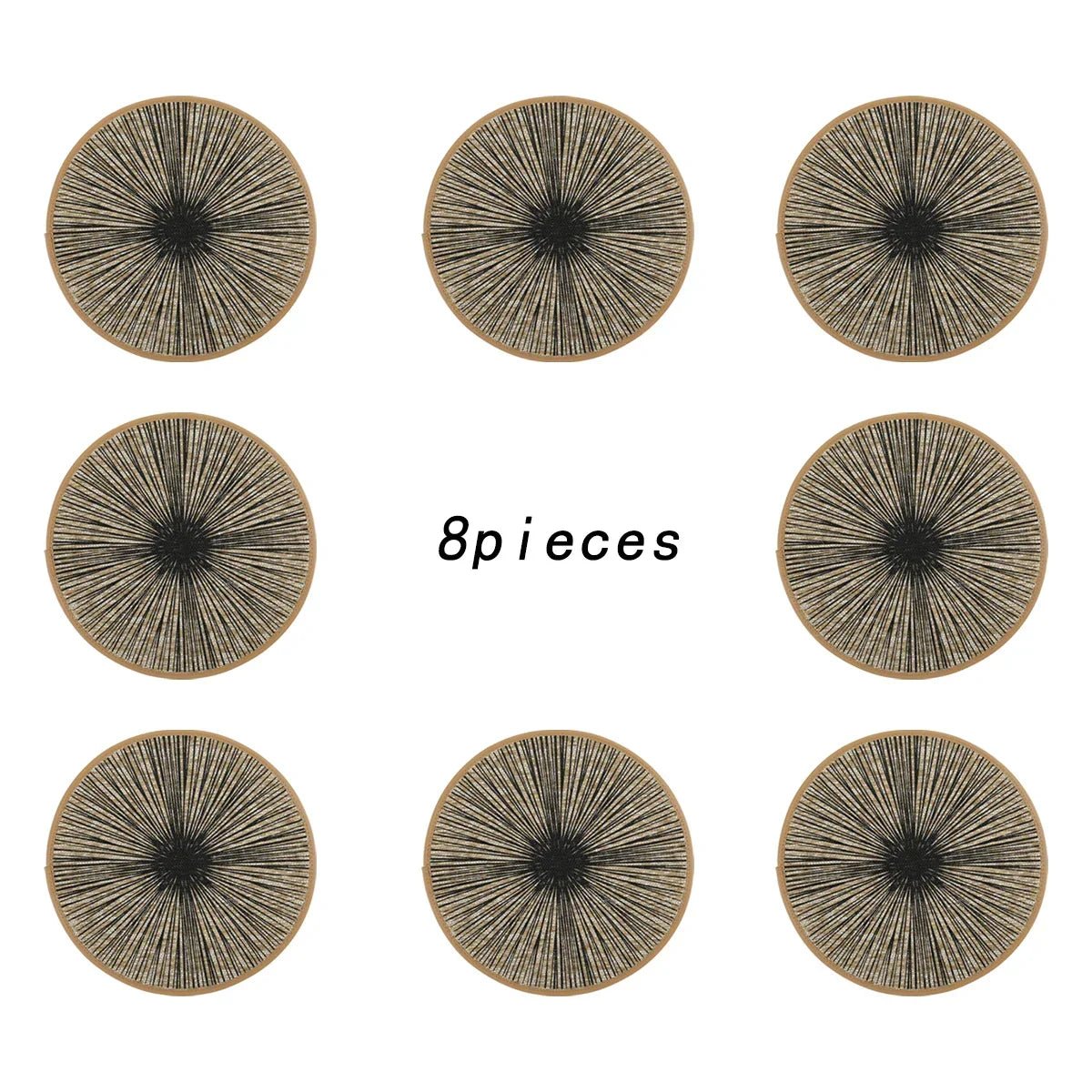 Makramee - Tischsets: Rund, aus Jute & in Boho - Optik (Ø 38,1 cm) - ApolettaApoletta