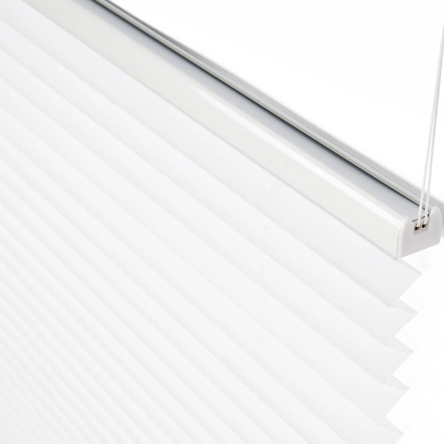 Plissee - Rollo - Klemmfix ohne Bohren, zusammenklappbares Rollo, Easyfix - geklemmter Rollo, blickdichter Sichtschutz für Fenster - ApolettaApoletta