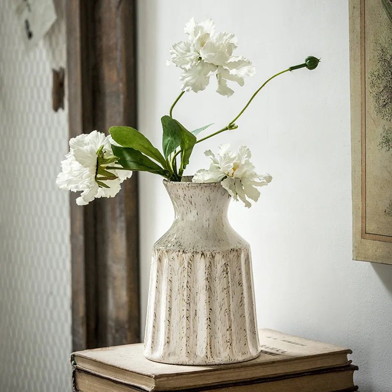 Amerikanische Vintage - Keramikvasen: Blumenarrangements & getrocknete Blumendekorationen - ApolettaApoletta
