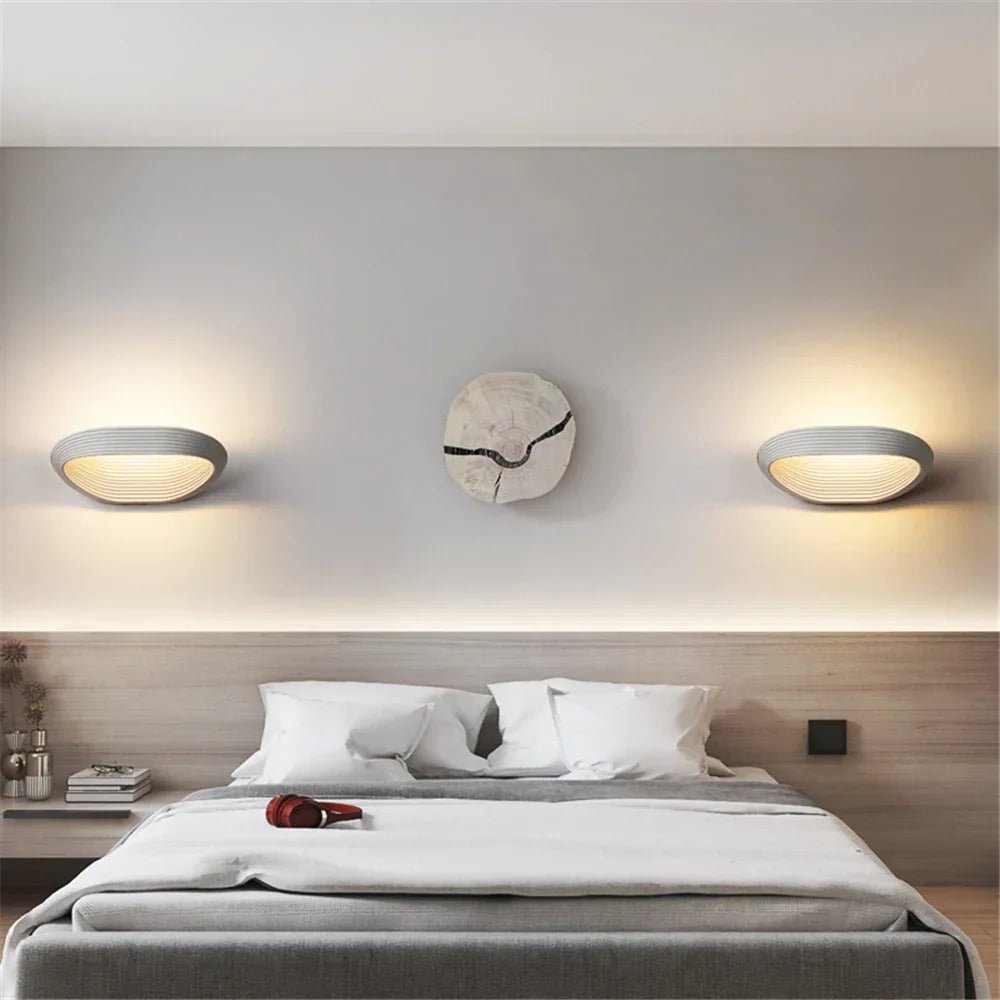 LED - Wandlampe: Moderne Aluminium - Leuchte für Schlafzimmer & Wohnzimmer - ApolettaApoletta