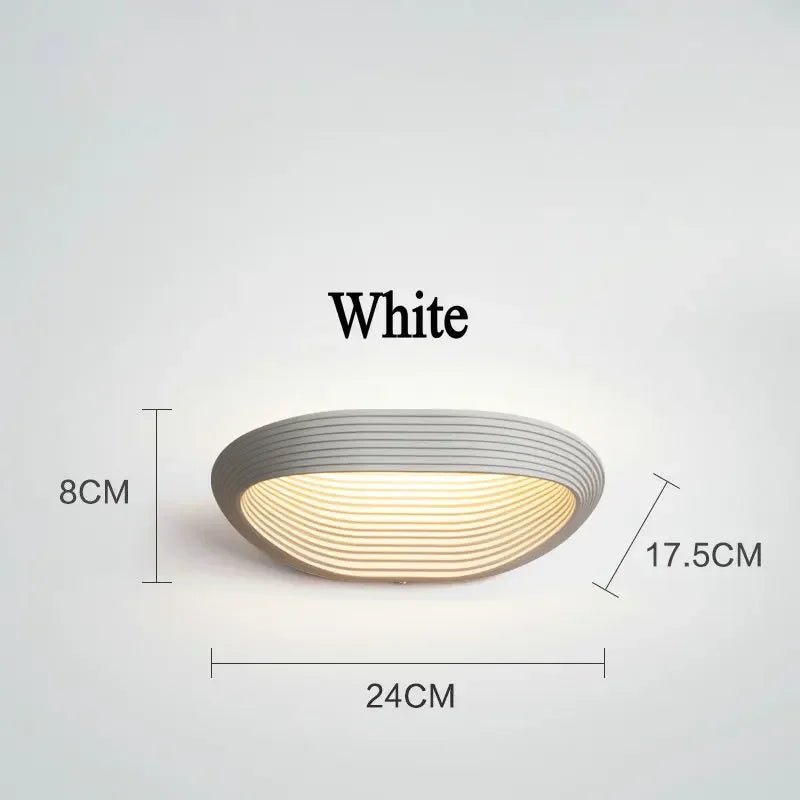 LED - Wandlampe: Moderne Aluminium - Leuchte für Schlafzimmer & Wohnzimmer - ApolettaApoletta