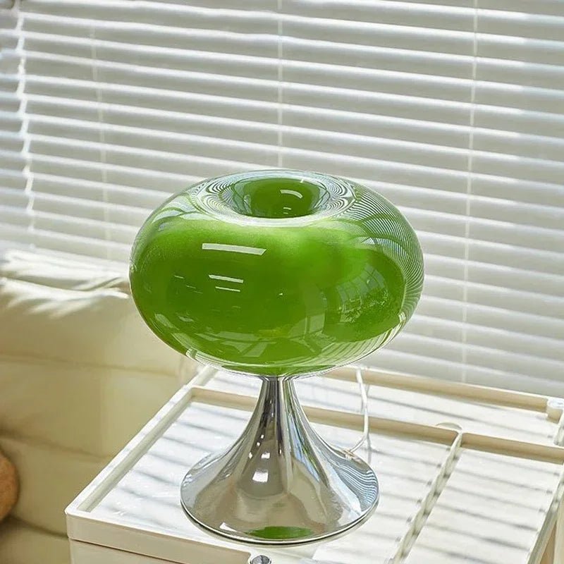 Creme Wind Tischlampe: Moderne LED Tischleuchte im Green - Apple - Stil - ApolettaApoletta