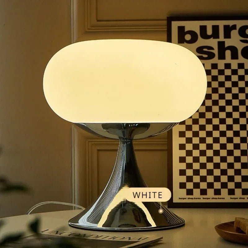 Creme Wind Tischlampe: Moderne LED Tischleuchte im Green - Apple - Stil - ApolettaApoletta