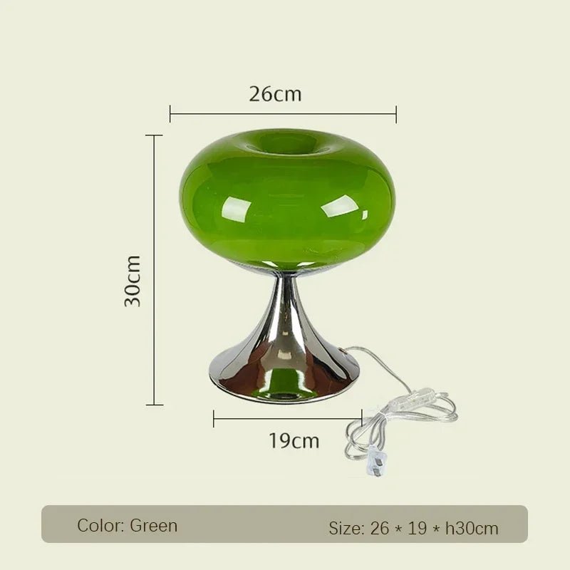 Creme Wind Tischlampe: Moderne LED Tischleuchte im Green - Apple - Stil - ApolettaApoletta