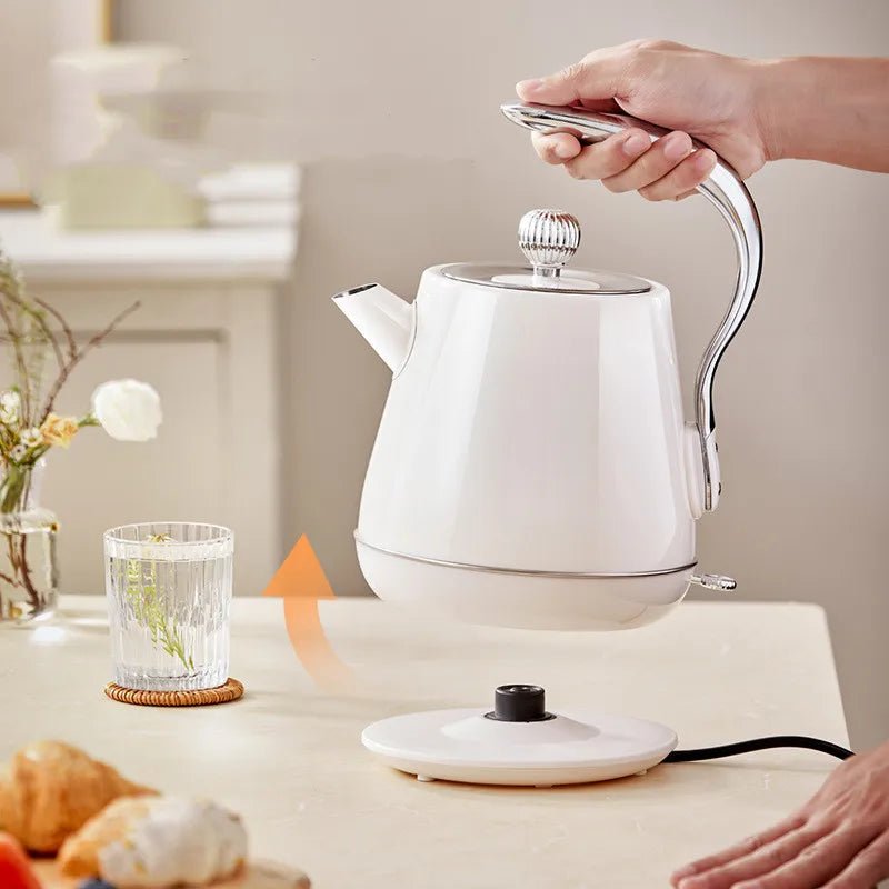 Wasserkocher mit 1,8 l: Schnellkocher aus 304 Edelstahl mit automatischer Abschaltung & Warmhaltefunktion - ApolettaApoletta