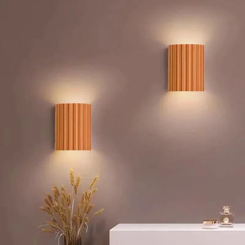 LED Wandleuchte aus Harz: Luxuriöse Dekoration für Wohnzimmer, Flur und Nachtlicht - ApolettaApoletta