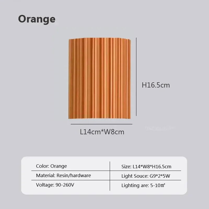 LED Wandleuchte aus Harz: Luxuriöse Dekoration für Wohnzimmer, Flur und Nachtlicht - ApolettaApoletta