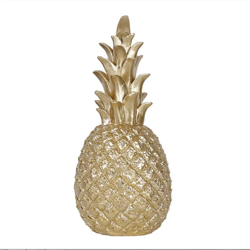 Goldene Ananas - Skulptur: Kreative Nordic - Deko für Wohnzimmer & Schlafzimmer - ApolettaApoletta