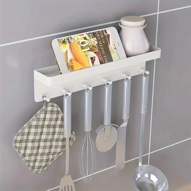 Wandorganizer mit 6 Haken für Küche & Bad - ApolettaApoletta