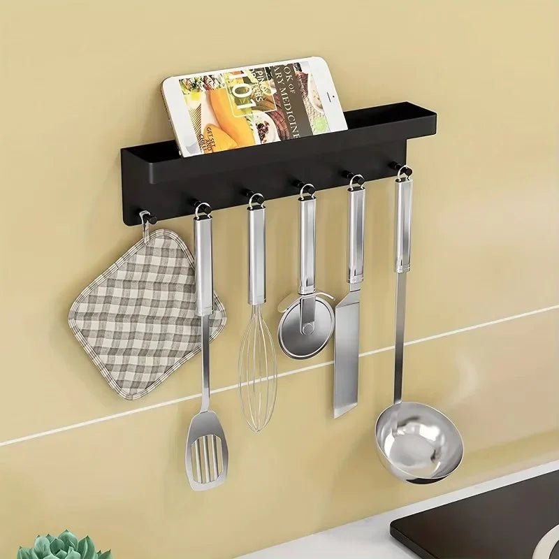Wandorganizer mit 6 Haken für Küche & Bad - ApolettaApoletta