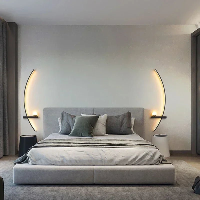 Smarte LED - Wandleuchte: 55/105 cm, fernbedienbar mit Links - & Rechts - Beleuchtung - ApolettaApoletta