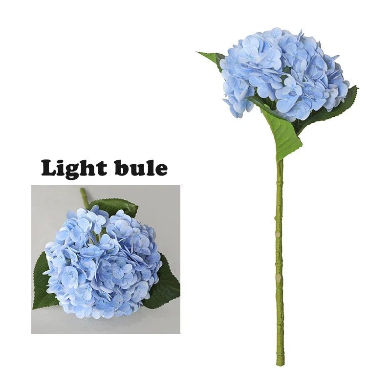 Real - Touch Hortensien: Künstliche 3D - Blumen aus Latex für Heim - & Hochzeitsdeko - ApolettaApoletta