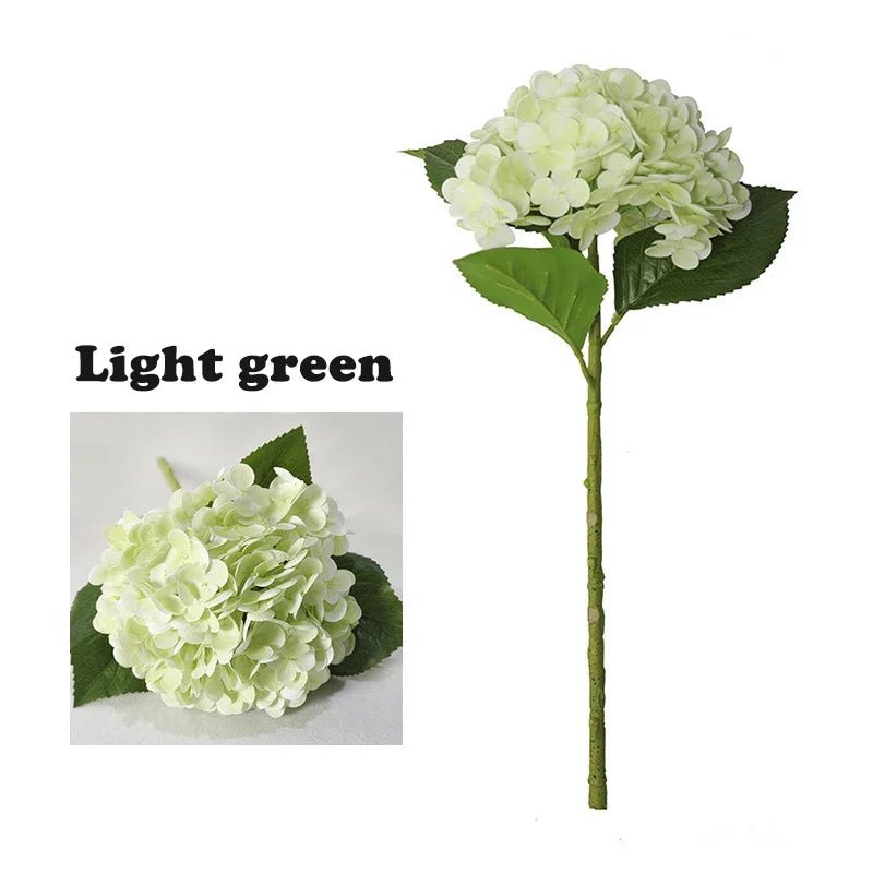 Real - Touch Hortensien: Künstliche 3D - Blumen aus Latex für Heim - & Hochzeitsdeko - ApolettaApoletta