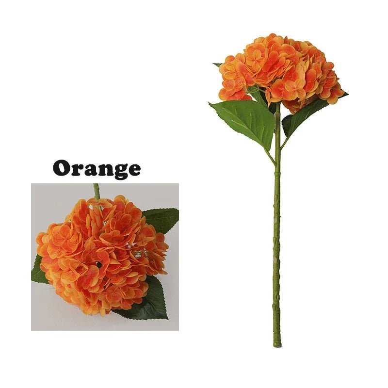 Real - Touch Hortensien: Künstliche 3D - Blumen aus Latex für Heim - & Hochzeitsdeko - ApolettaApoletta