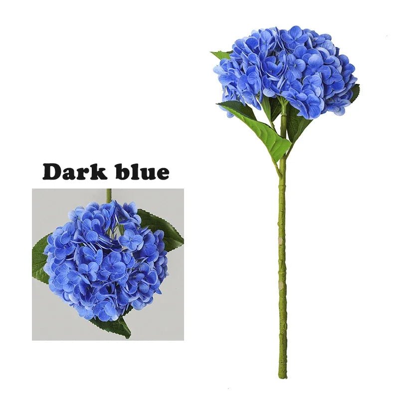 Real - Touch Hortensien: Künstliche 3D - Blumen aus Latex für Heim - & Hochzeitsdeko - ApolettaApoletta