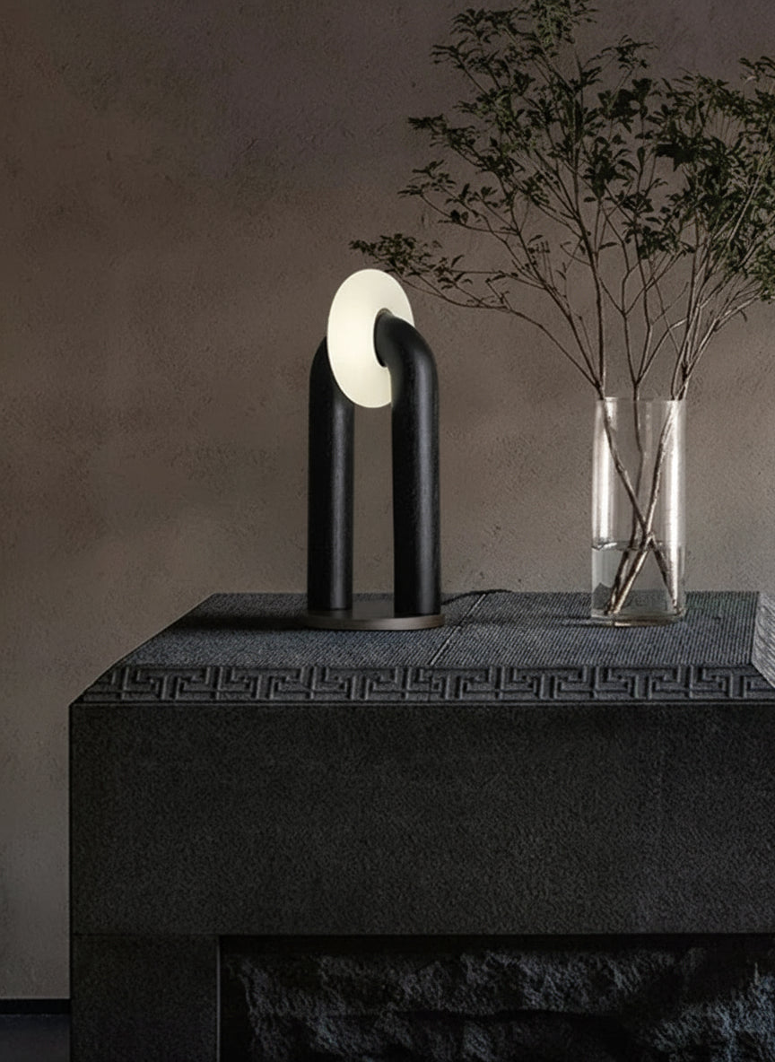 Künstlerische Retro Holz LED Tischlampe - Apoletta