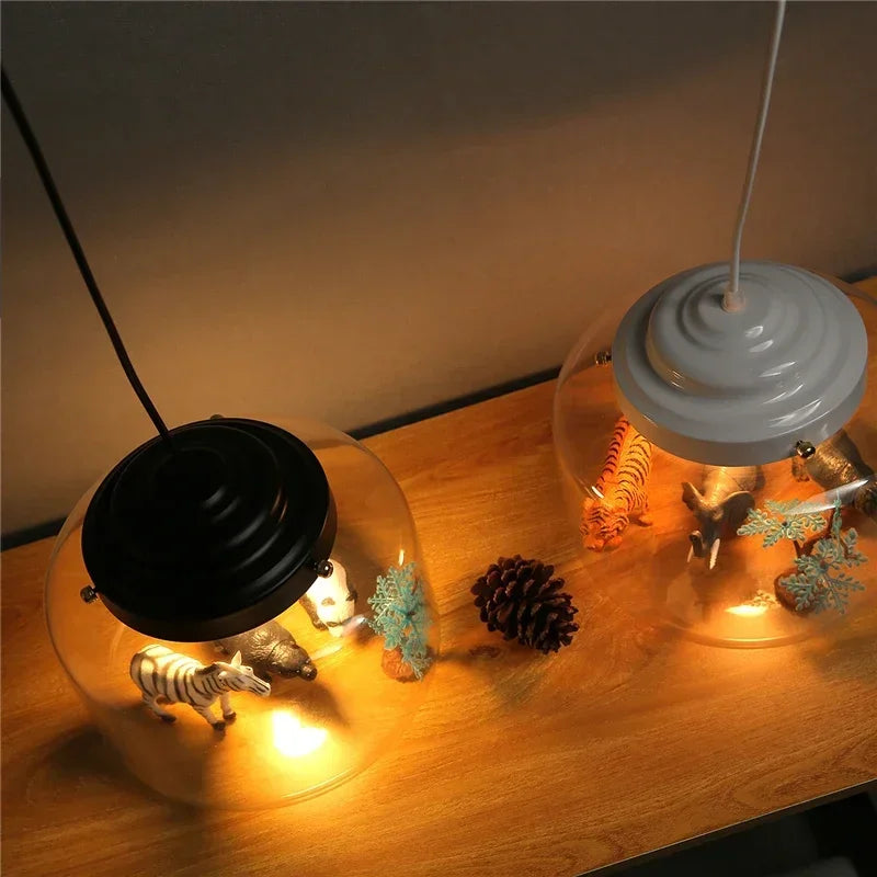 Nordische Tier-Pendelleuchte für Kinderzimmer (LED) - Apoletta