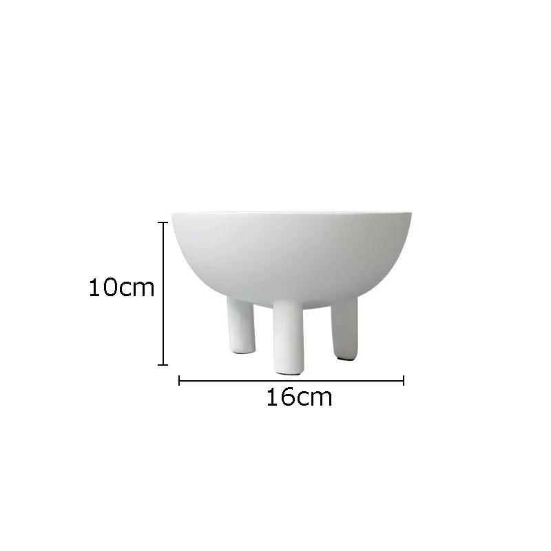 Minimalistische Halbkugel-Vase aus Kunstharz – Modernes Dekor - Apoletta