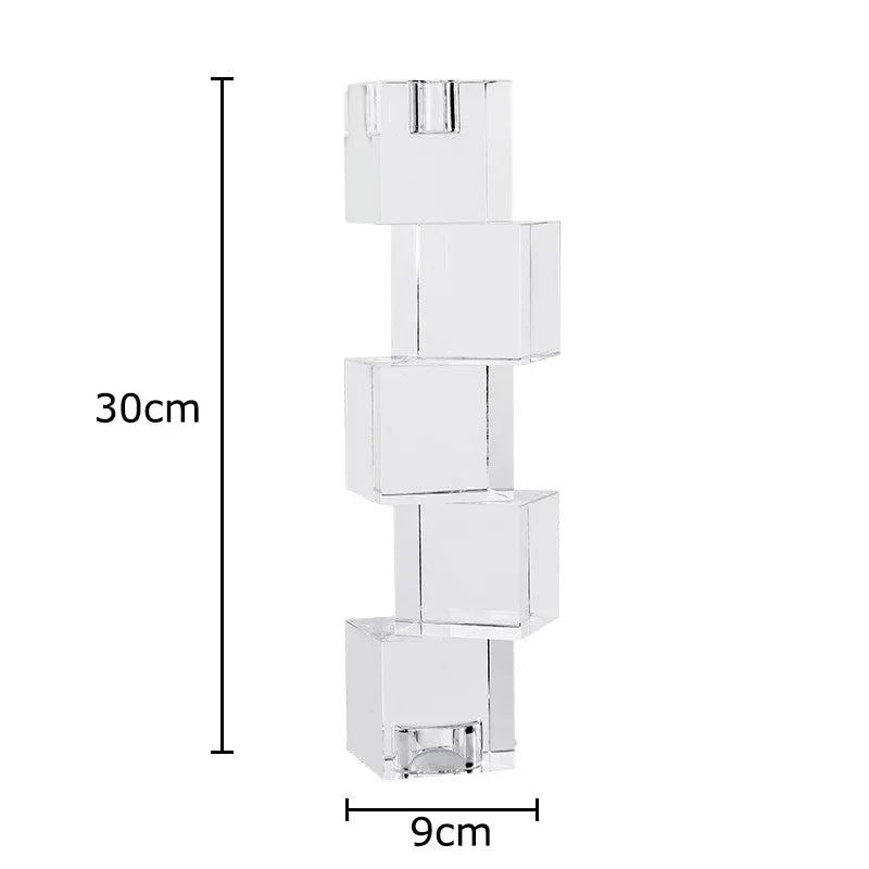 Geometrischer Kerzenständer (Quadratisch) – Modernes Dekor
