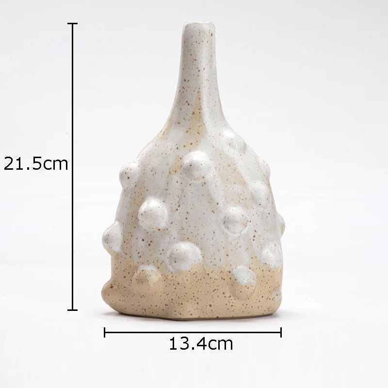 Moderne Keramikvase mit Stachel-Textur - Apoletta