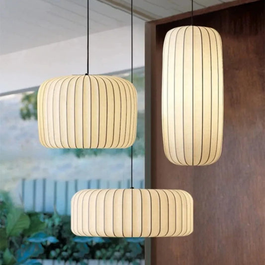 Wabi-Sabi Seiden-Kronleuchter im Nordic-Stil
