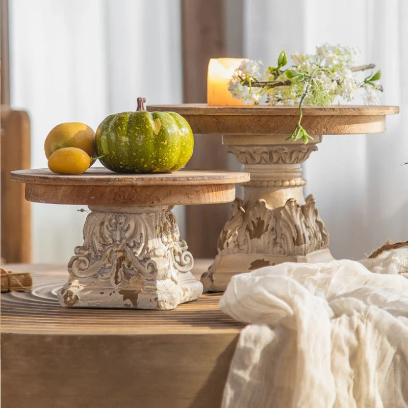 Moderne Runde Aufbewahrungsschalen aus Holz - Apoletta