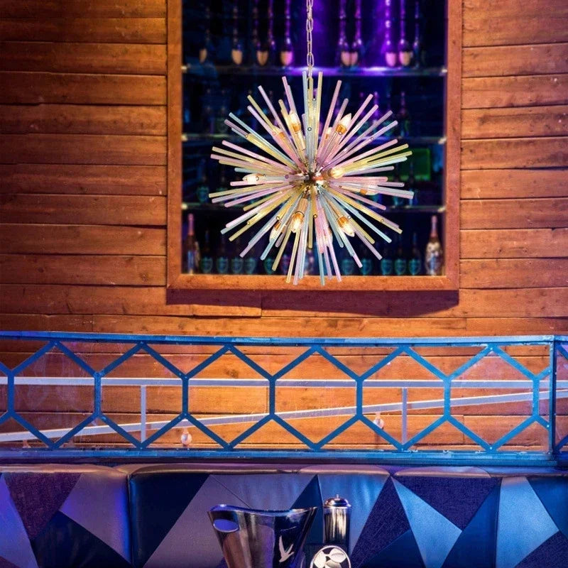 Moderne Löwenzahn-Pendelleuchte (Kronleuchter) - Apoletta