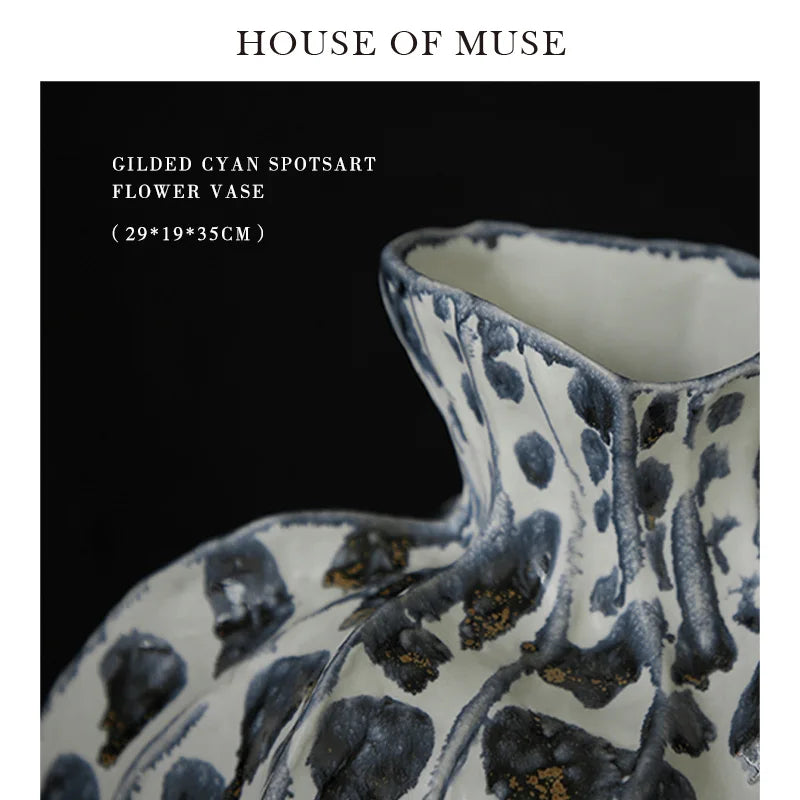 Handgefertigte Keramikvase mit Farbverlauf - Apoletta