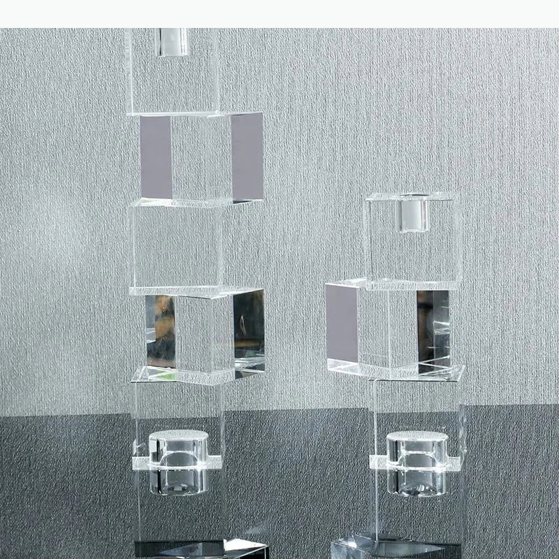 Geometrischer Kerzenständer (Quadratisch) – Modernes Dekor