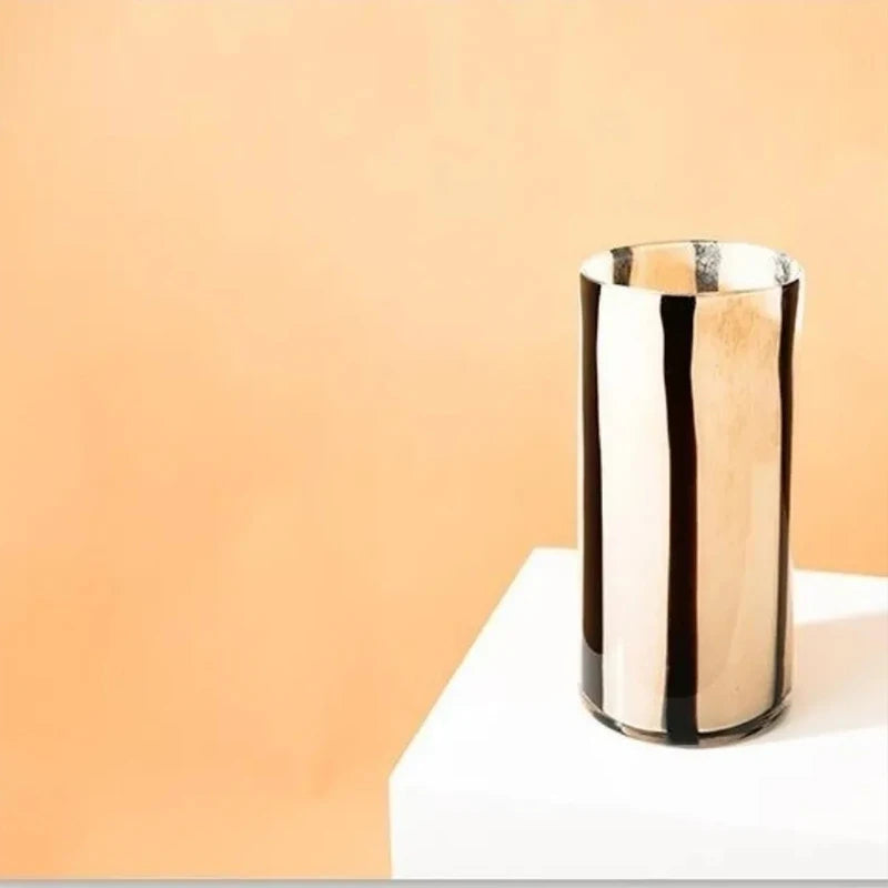 Antiker Glas-Kerzenhalter & Vase (Schwarz/Teefarben) - Apoletta