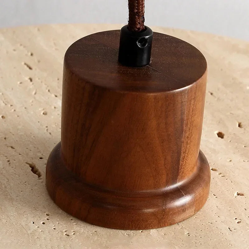 Nordische Wabi-Sabi Travertin Pendelleuchte - Apoletta