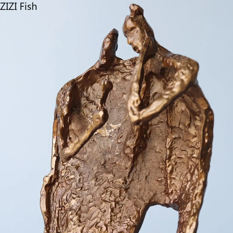 Abstrakte Hohle Metall-Figur-Skulptur - Apoletta